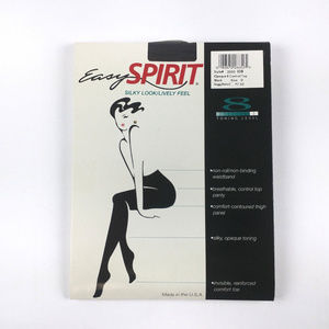 Vintage Pantyhose Sz D 1990s Black Lingerie Spirit